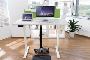 White Sit Stand Desk White Sit Stand Desk