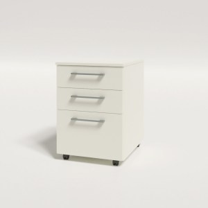 2 x Pencil & 1 x File Drawer Mobile Pedestal