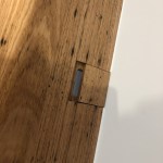 Custom Square Cable Hole in Desk