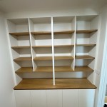 Custom fitted bookcase and storage unit C140