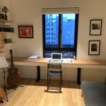 Custom fitted desk