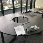 Round meeting table