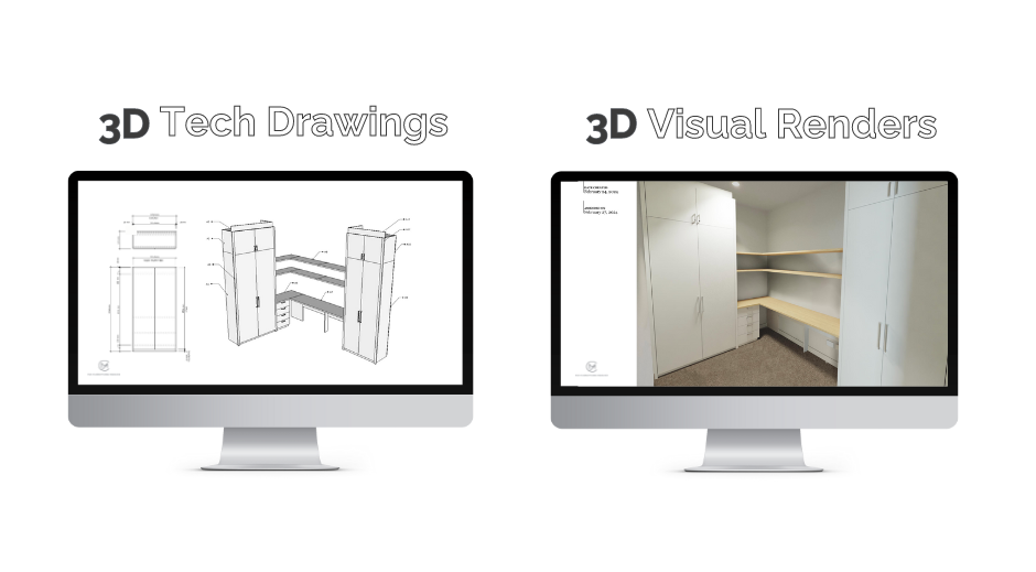 3D Furniture Drawings and Renders