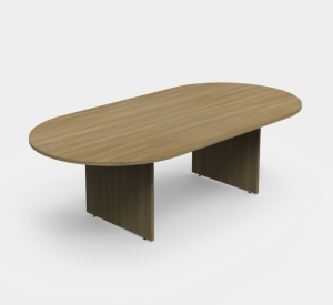 D End Boardroom Table with H End Base