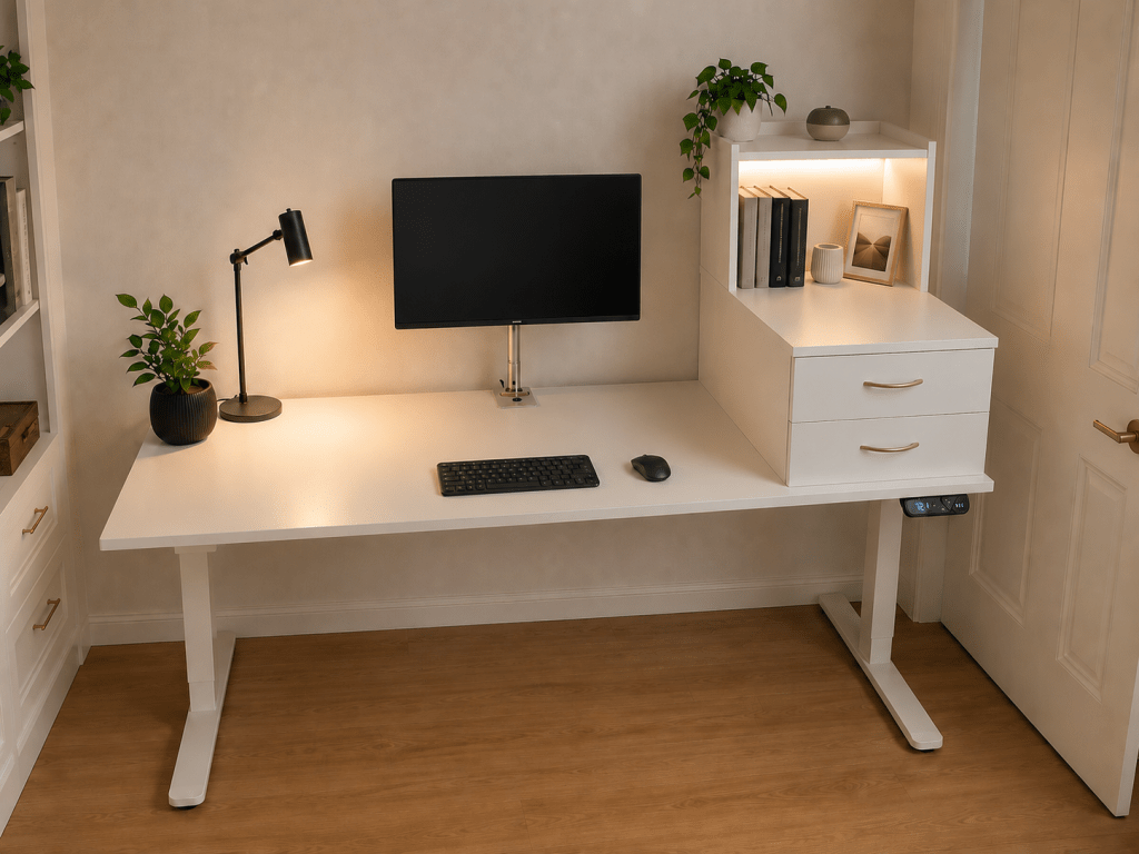 Height Adjustable desk for wheelchair users